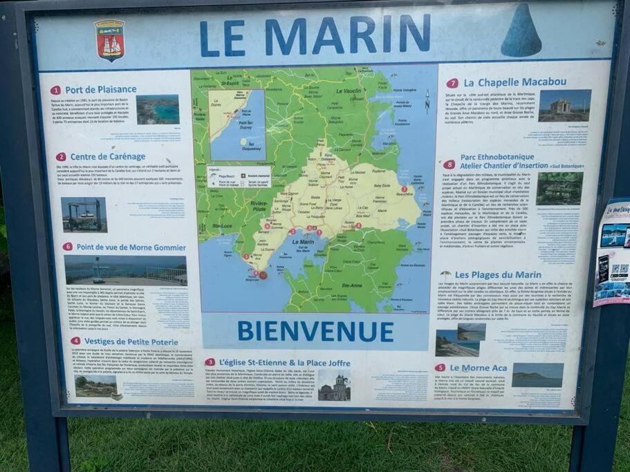 Studio Ti Plezi 26M A 2 Pas Marina Du Marin Climatise Parking Le Marin Luaran gambar